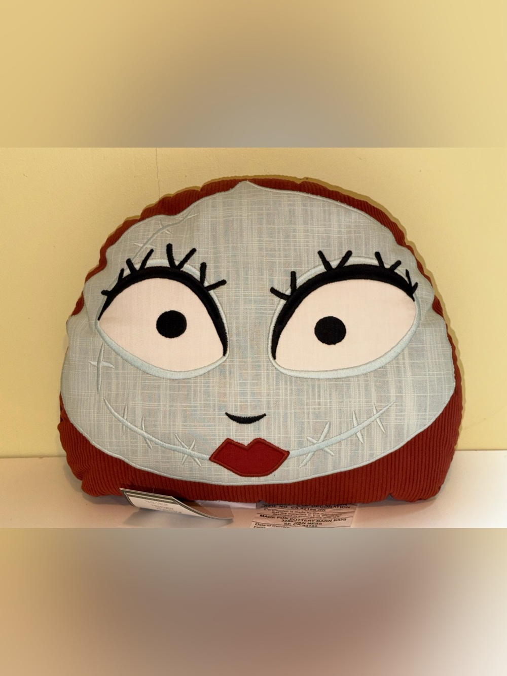NWT Pottery Barn Kids Disney The Nightmare Before Christmas Sally Shaped Pillow
